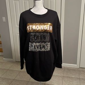 Mama by H&M Sequined Sweatshirt